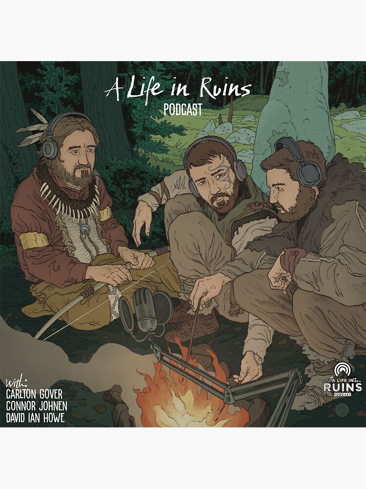 Thumbnail 3 of 3, Sticker, A Life in Ruins Art designed and sold by Alifeinruins.