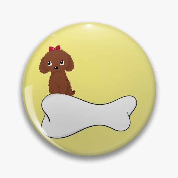 Item preview, Cute Red Toy Poodle Apricot Toy Poodle designed and sold by Cat N' Doodles.