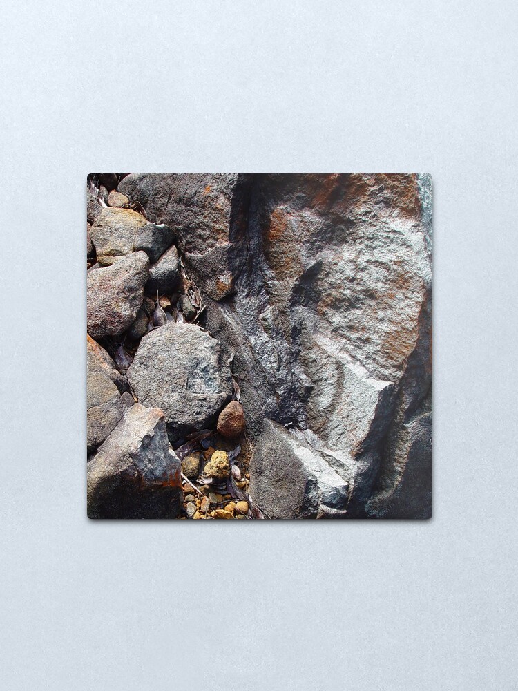 Alternate view of Rock, Tasmania Metal Print