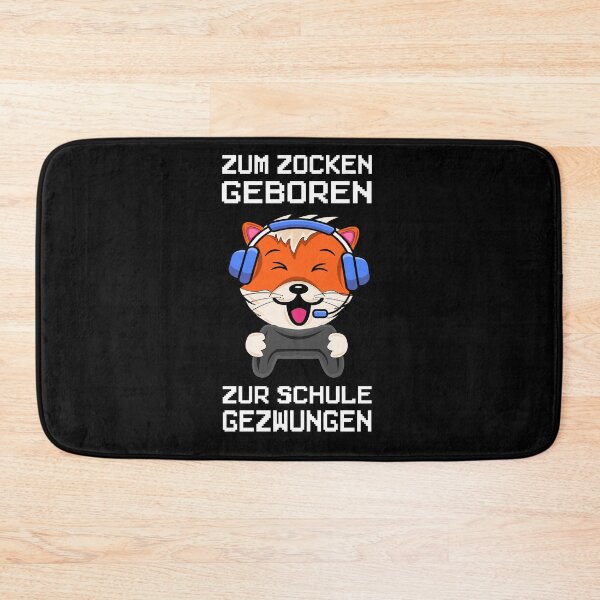 Artikelvorschau, Gaming Zum Zocken geboren zur Schule gezwungen entworfen und verkauft von besTmanuFacture.