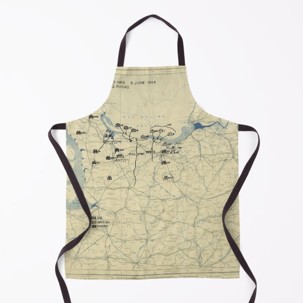 Item preview, June 6 1944 D-Day World War II Twelfth Army Group Situation Map designed and sold by allhistory.
