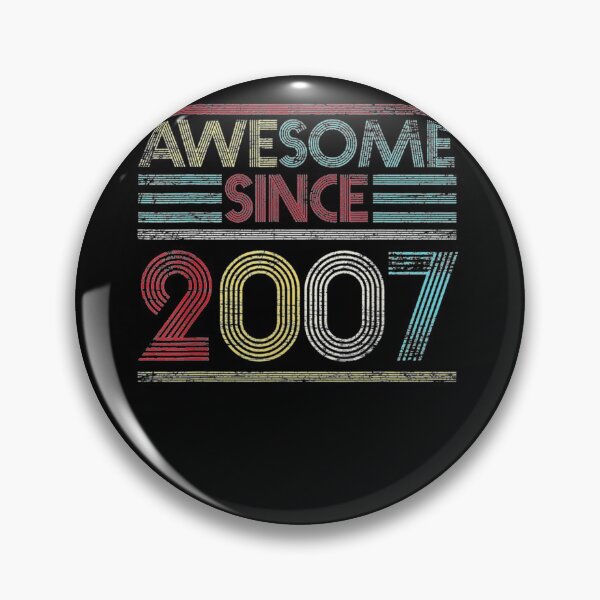 Item preview, Vintage  Awesome Since 2007 14th Birthday Retro  designed and sold by IFFOUR.