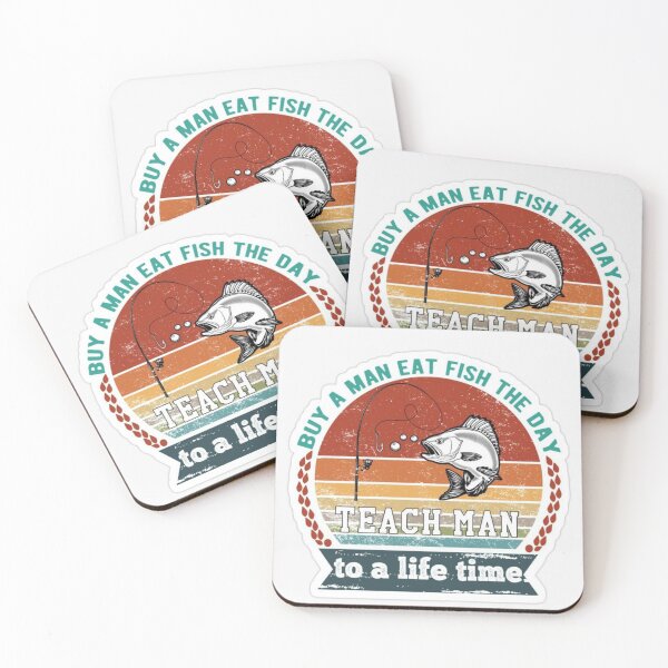 Item preview, buy a man eat fish the day teach man to a life time designed and sold by Joseph Mizovic.
