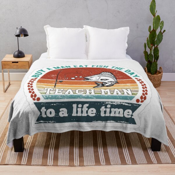 Item preview, buy a man eat fish the day teach man to a life time designed and sold by Joseph Mizovic.