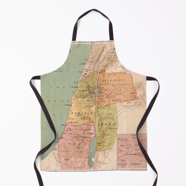 Item preview, Map of Palestine in the Time of Christ (to 70 A.D.) designed and sold by allhistory.