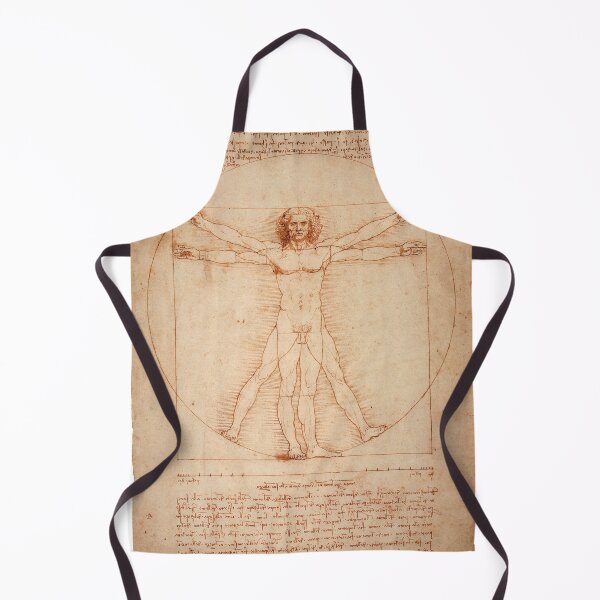 Aperçu de l'œuvre L'Homme de Vitruve de Léonard de Vinci (1490) créée et vendue par allhistory.