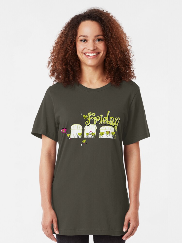 Alternate view of Days of the week - Friday Slim Fit T-Shirt
