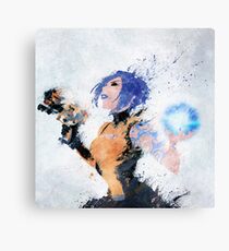 Lienzo Belleza azul