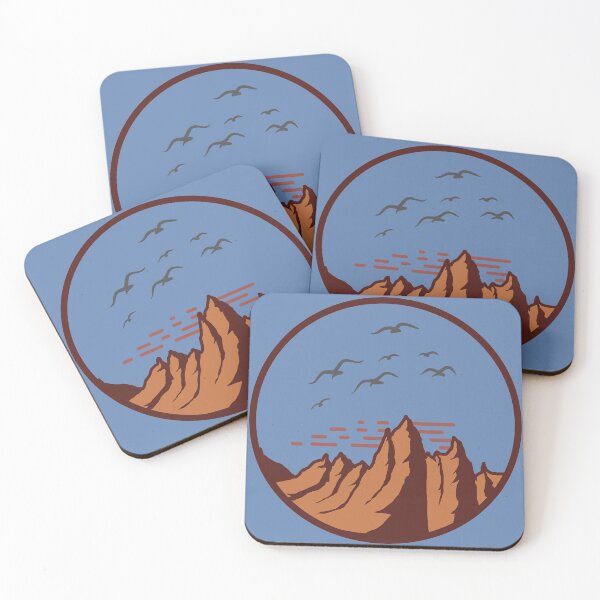Item preview, Mountain With Birds Flying In The Sky designed and sold by Y-STUDIOS.