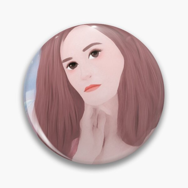 Item preview, A thoughtful woman's vintage-style watercolor canvas designed and sold by chicsignzodiac.