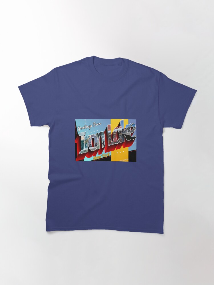 Alternate view of Greetings From Iron Lake New York - Dexter Morgan Classic T-Shirt