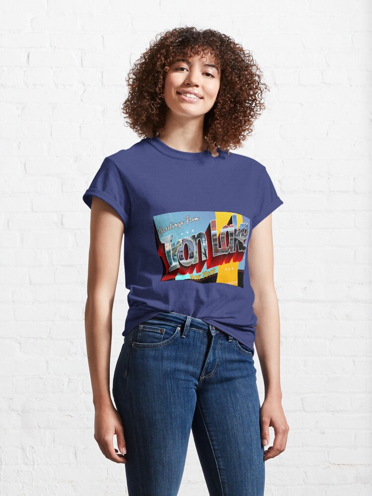 Alternate view of Greetings From Iron Lake New York - Dexter Morgan Classic T-Shirt