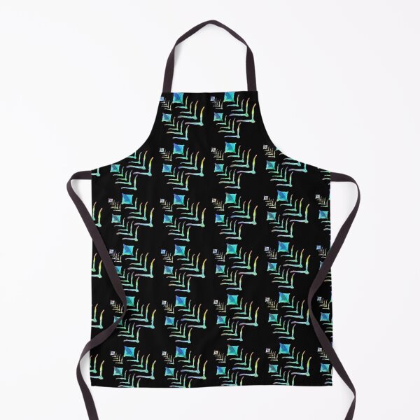 Aperçu de l'œuvre Dynamique - afficher le motif des flèches de profil - motif bleu-vert - retouche photo créée et vendue par kikidu21.