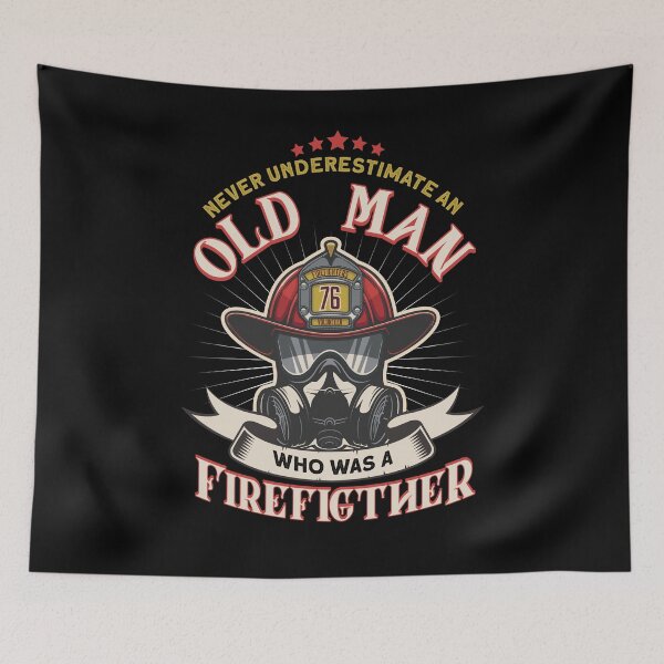 Item preview, Never Underestimate An Old Man Who Was A Firefighter designed and sold by BLake77777.