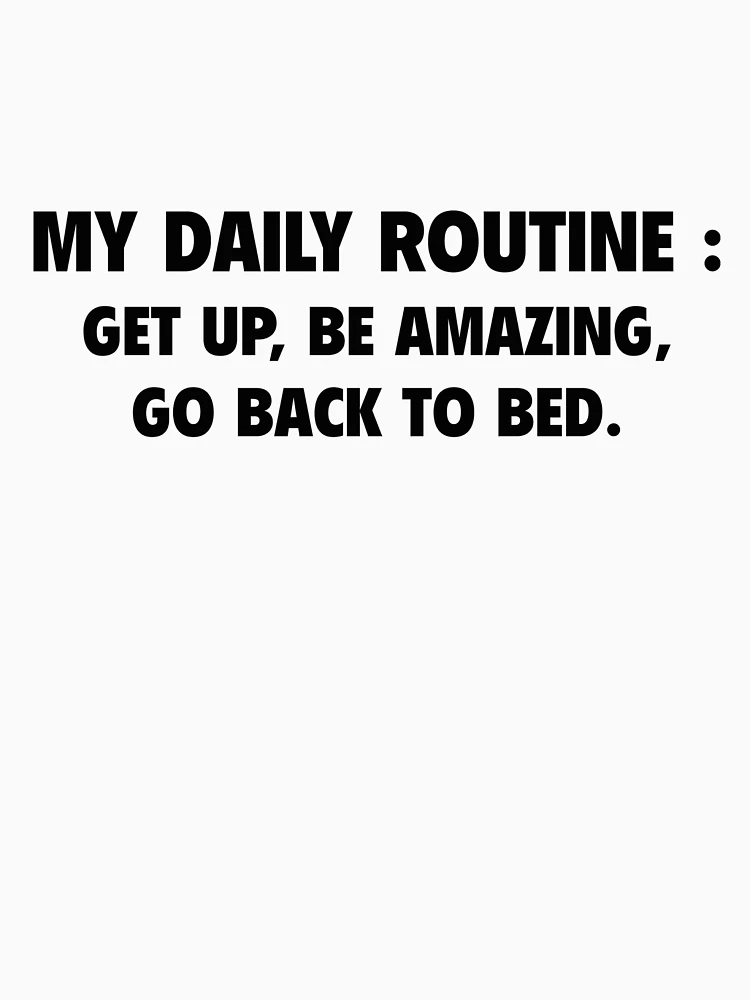 Aperçu 6 sur 6. Sweat à capuche épais avec l'œuvre My Daily Routine créée et vendue par DesignFactoryD.