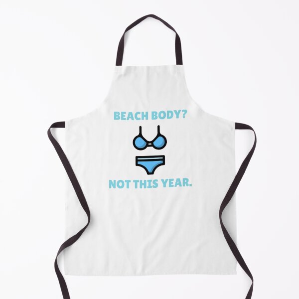 Item preview, No Summer Body this year - blue cartoon bikini designed and sold by GLwithUs.
