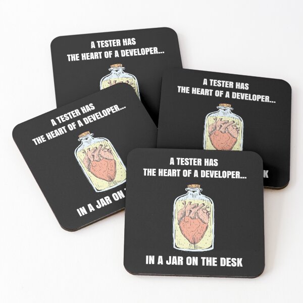 Item preview,  Heart of Developer - Perfect Gift For Software Engineers In Test designed and sold by ProtonProject.