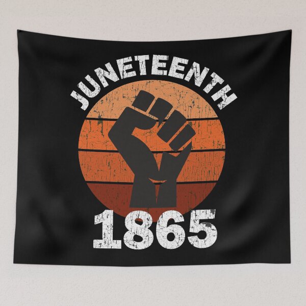 Artikelvorschau, Juneteenth 1865 Raised Fist Retro entworfen und verkauft von blackartmatters.