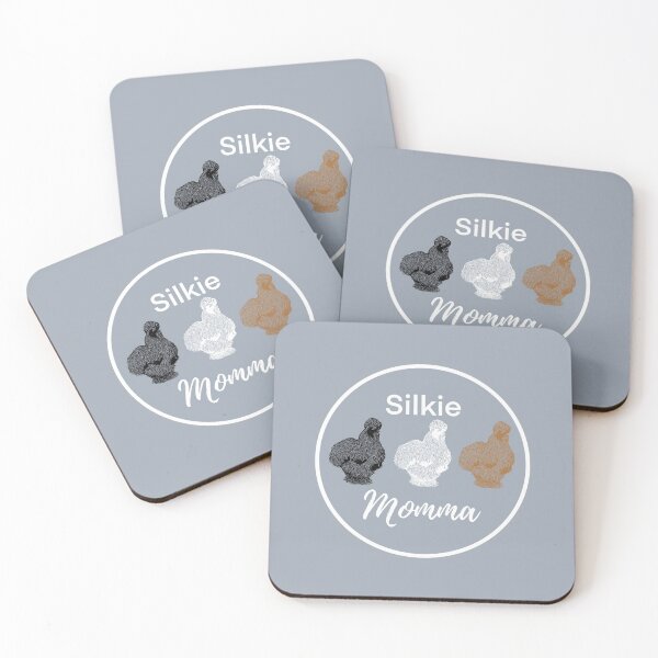 Item preview, Silkie Momma Fluff Butt Silkies Adorable Fluffy Chickens designed and sold by PrettyLittlePic.