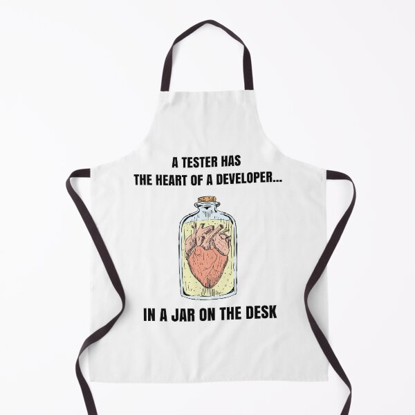 Item preview, Heart of Developer - Perfect Gift For Software Engineers In Test (Black Coloro Edition) designed and sold by ProtonProject.