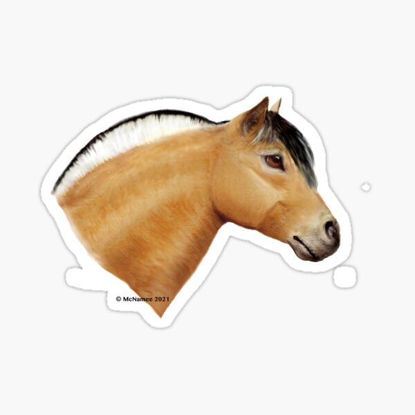 Norwegisches Fjordpferd Sticker
