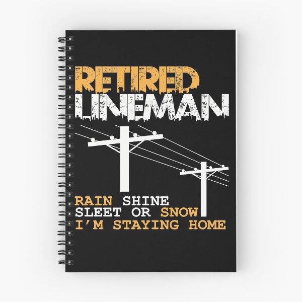 Item preview, retried lineman Funny lineman electrician quotes designed and sold by BrennaEirlys.