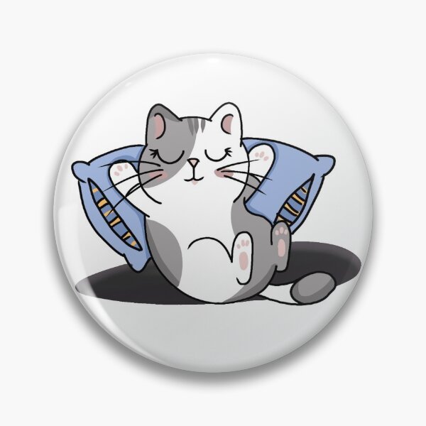 Item preview, sleepy cat designed and sold by mmzartwork.