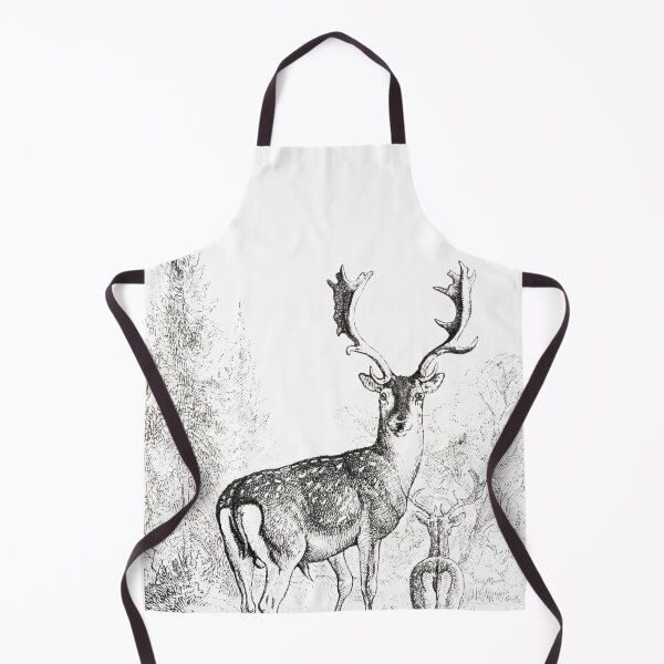 Item preview, Fallow deer - Vintage - drawing designed and sold by jc007.
