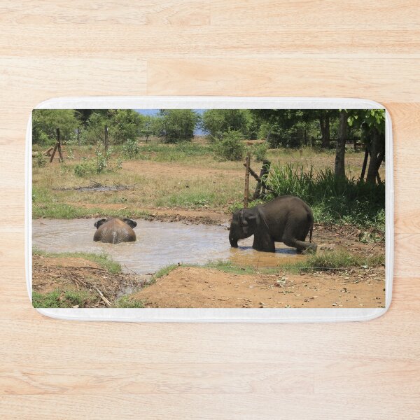 Item preview, Elephants Bathing designed and sold by Naz-unedited.