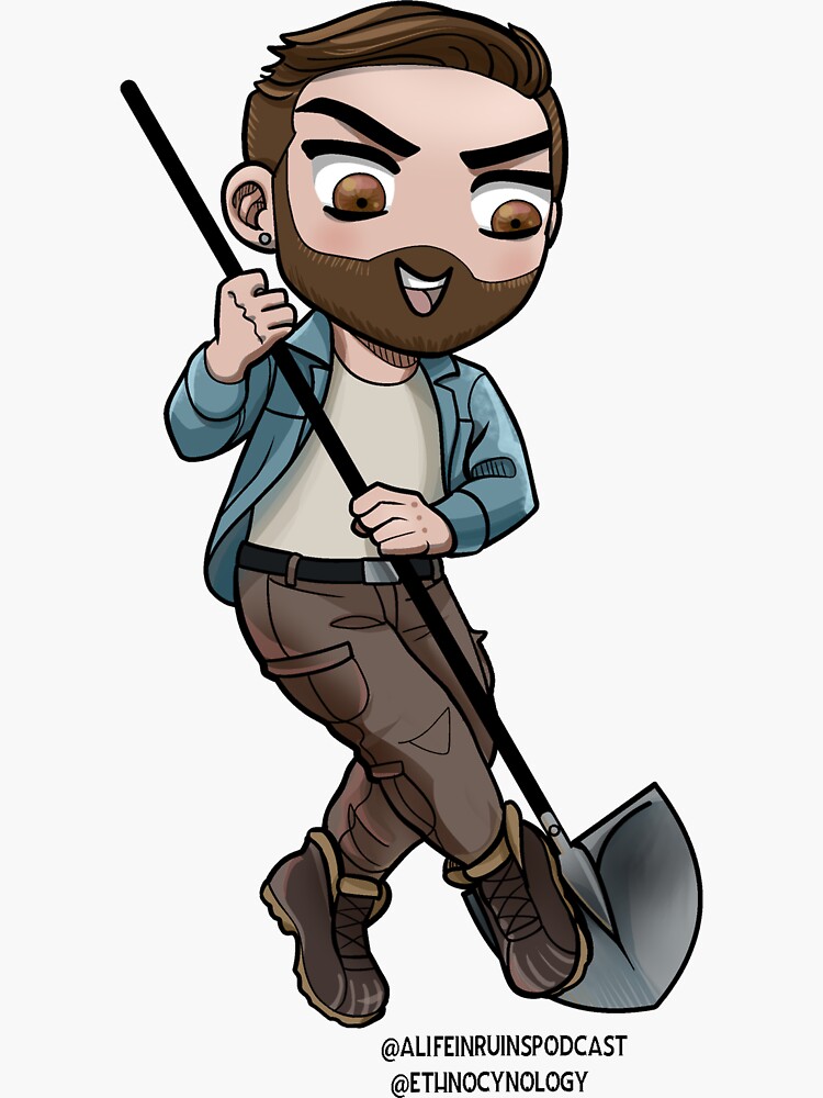 Thumbnail 3 of 3, Sticker, David chibi designed and sold by Alifeinruins.