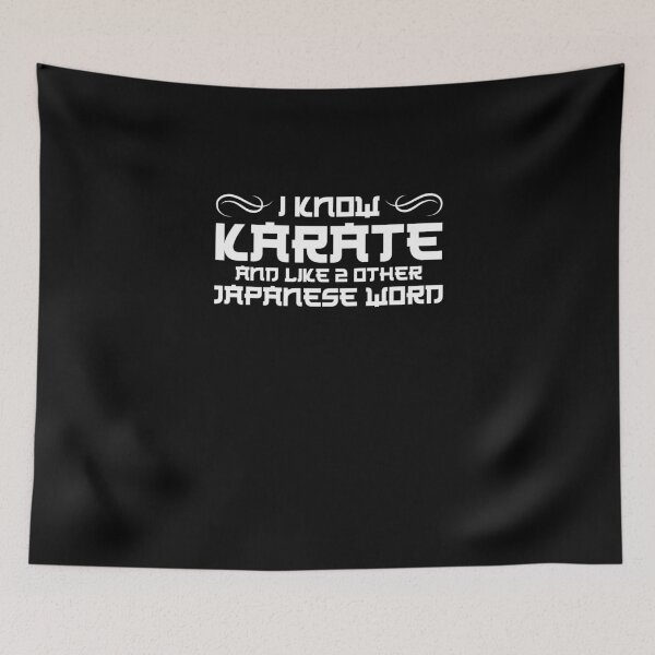 Item preview, I Know Karate and like other Japanese Word Martial Arts Kick designed and sold by Nessshirts.