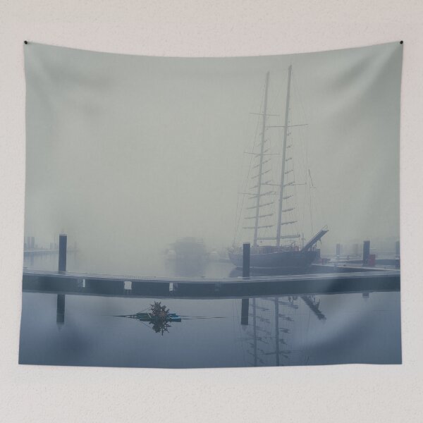 Item preview, Dubai Creek Harbour Fog designed and sold by brandonbrandon.