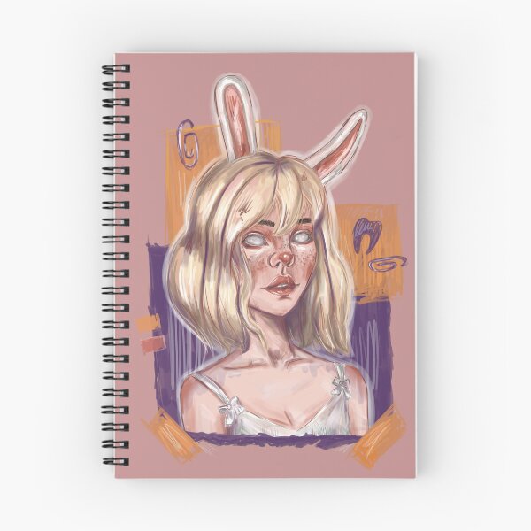 Item preview, Сute girl with white eyes and bunny ears designed and sold by darkmoonlight-.