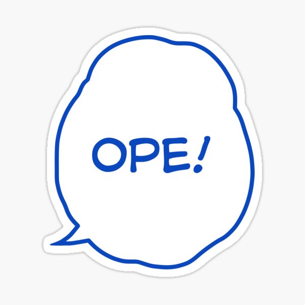 Violet Goes to the Beach OPE! Sticker