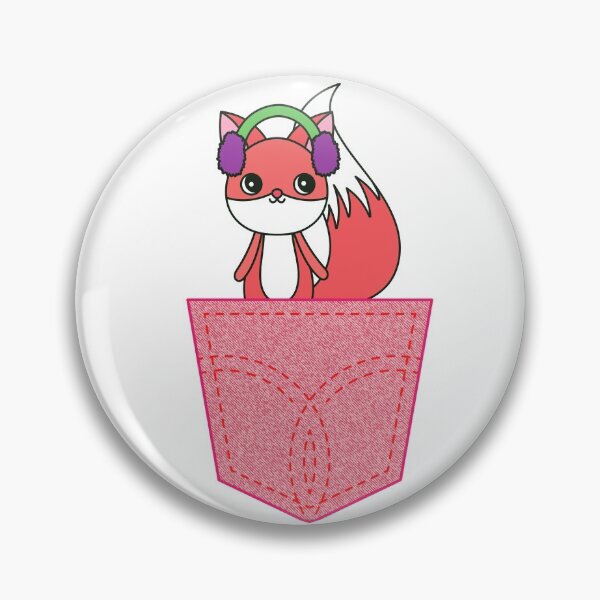 Item preview, Foxy Pink pocket  Design designed and sold by Red-ElYoubi.