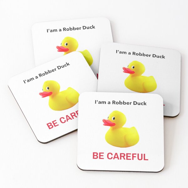 Item preview, I'am a robber duck, be careful designed and sold by Dingy Designs.