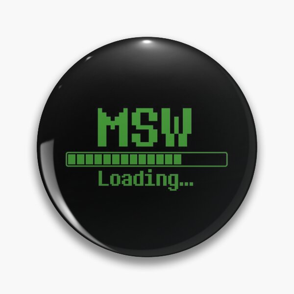 Item preview, Master Social Work Social Worker Loading MSW designed and sold by GoDPI.