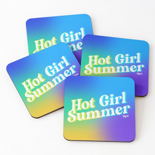 Item preview, Hot girl summer home decor illustration designed and sold by eLujane.