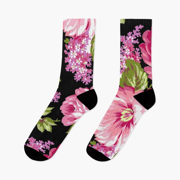 Item preview, Floral - black background designed and sold by Click Action.