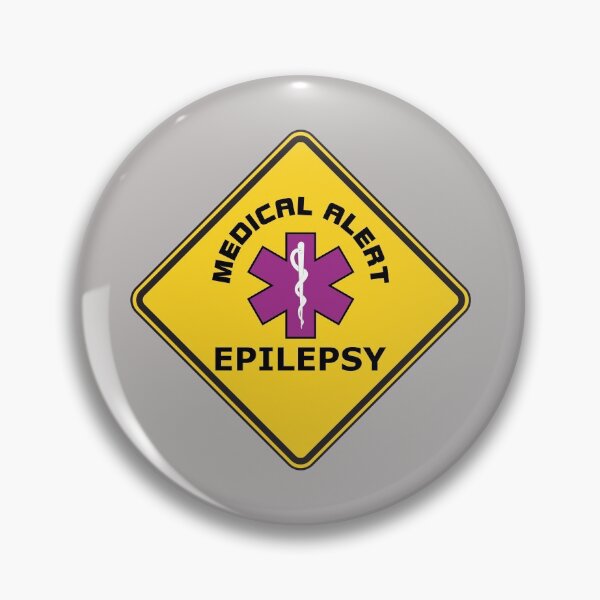 Item preview, Epilepsy Medical Alert - Purple designed and sold by birdo-art.