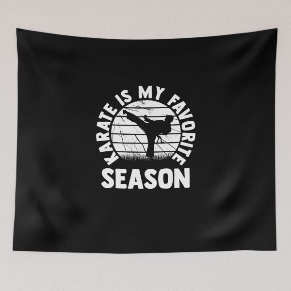 Item preview, Karate is my Favorite Season Karate Fighter Karate Kicks designed and sold by Nessshirts.