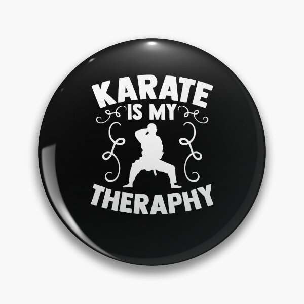 Item preview, Karate is my Therapy Martial Arts Karate Kick Kickboxing designed and sold by Nessshirts.