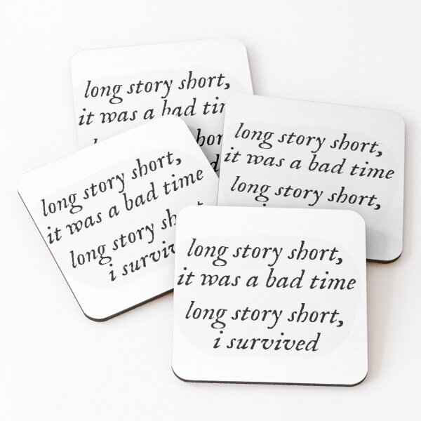 Item preview, Long Story Short Lyrics designed and sold by PockyAndPinatas.