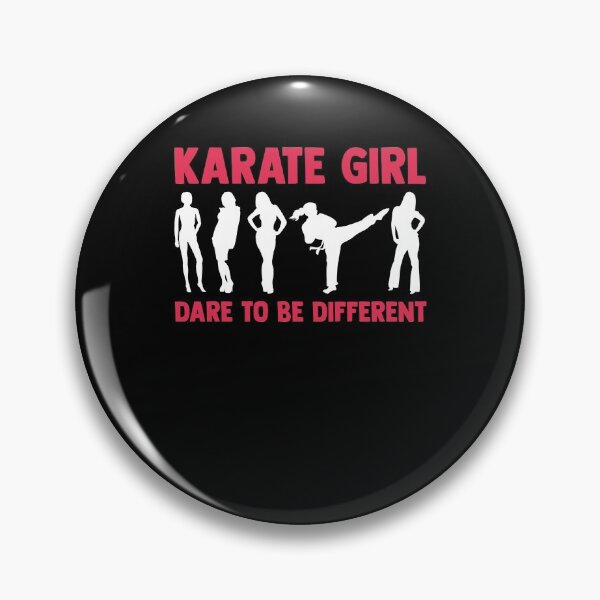 Item preview, Karate Girl Dare to be Different Karate Fighter Martial Arts designed and sold by Nessshirts.