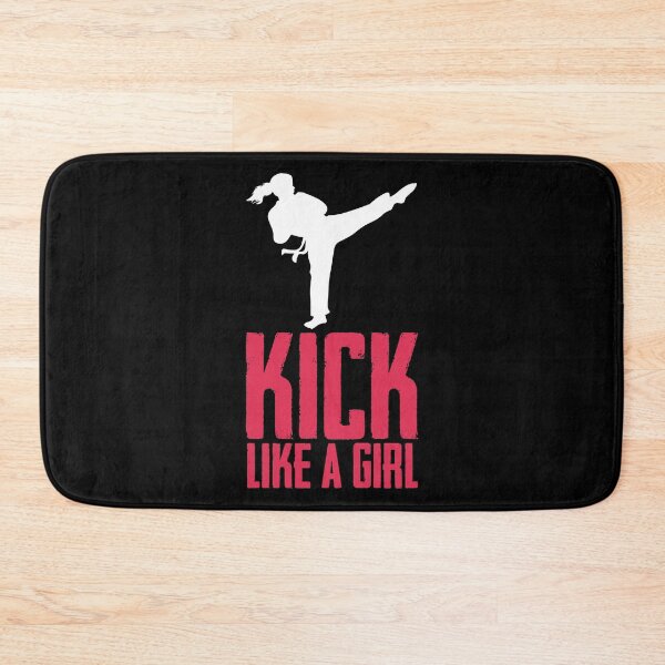 Item preview, Kick Like a Girl Karate Girl Karate Kick Martial Arts designed and sold by Nessshirts.