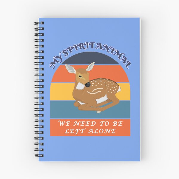 Item preview, My Spirit Animal is a Key Deer - We Need to be Left Alone - Blue BG designed and sold by KeysTreasures.