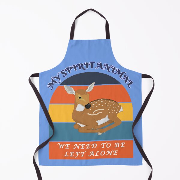Item preview, My Spirit Animal is a Key Deer - We Need to be Left Alone - Blue BG designed and sold by KeysTreasures.