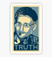 "Edward Snowden, TRUTH" Sticker