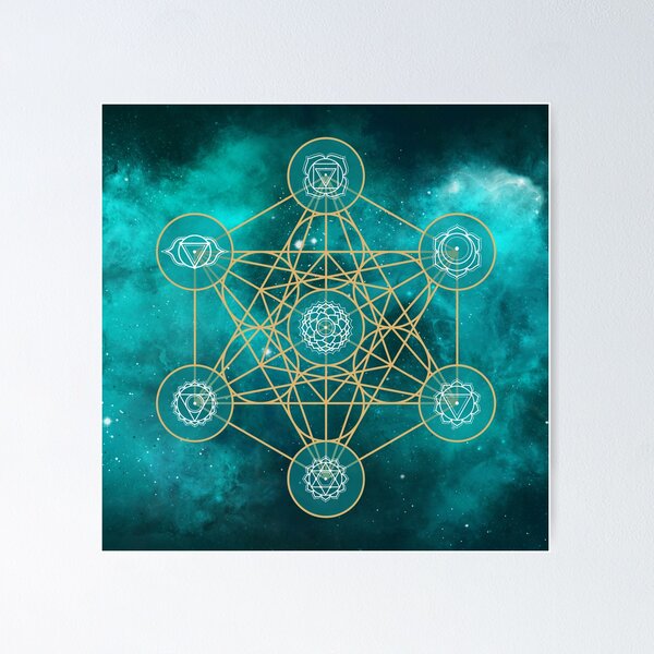 Aperçu de l'œuvre Graines d'étoiles Metatron Chakra Cube créée et vendue par starseedacademy.