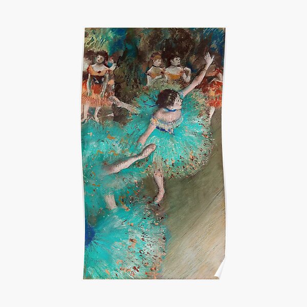 Dancers In Blue” By Edgar Degas 1867 Poster By Sistarsprkls Redbubble 